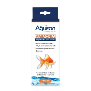 Aqueon Ammonia Aquarium Test Strips 50 ct