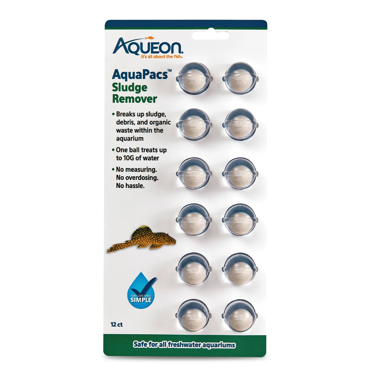 Aqueon AquaPacs Sludge Remover 6ea/12-pk