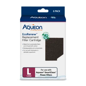 Aqueon EcoRenew Replacement Filter Cartridges Large Large, 6-pk