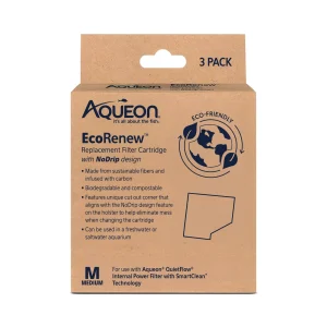Aqueon EcoRenew Replacement Filter Cartridges Medium, 3-pk