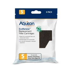 Aqueon EcoRenew Replacement Filter Cartridges Small, 6-pk