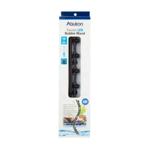 Aqueon Flexible LED Bubble Wand Blue, 14 in