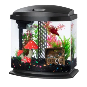 Aqueon LED BettaBow Kit SmartClean Black 2.5 Gallon
