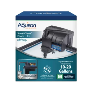 Aqueon SmartClean Power Filter with EcoRenew Filter Cartridge 10-20 gal