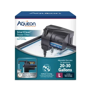 Aqueon SmartClean Power Filter with EcoRenew Filter Cartridge 20-30 gal