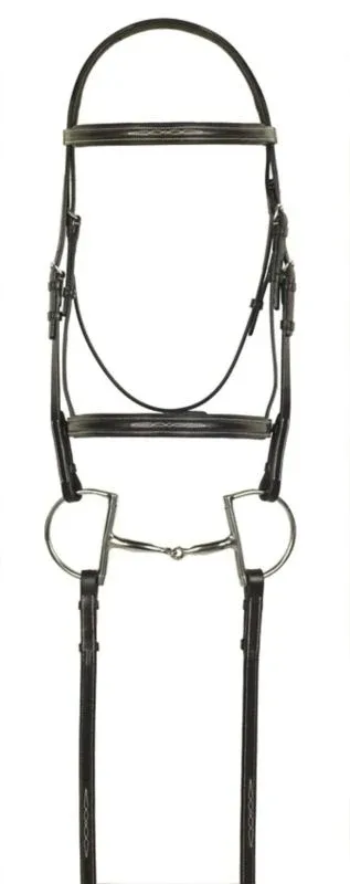 Aramas Fancy Square Raised Padded Bridle with Fanc