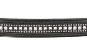 Aramas Queen Padded 1in Browband Black Full