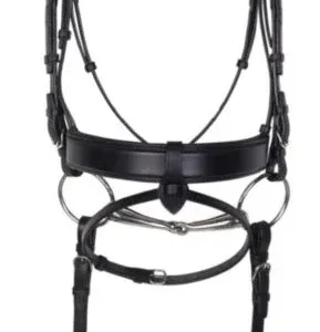 Aramas Square Mild Raised Wide Dressage Bridle wit