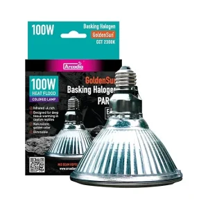 Arcadia 100W Golden Sun Colored Bask Halogen