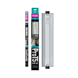 Arcadia Reptile Pro T5 UVB Kit, ShadeDweller 7% UVB, Terrestrial, 8 Watt, 12.5"