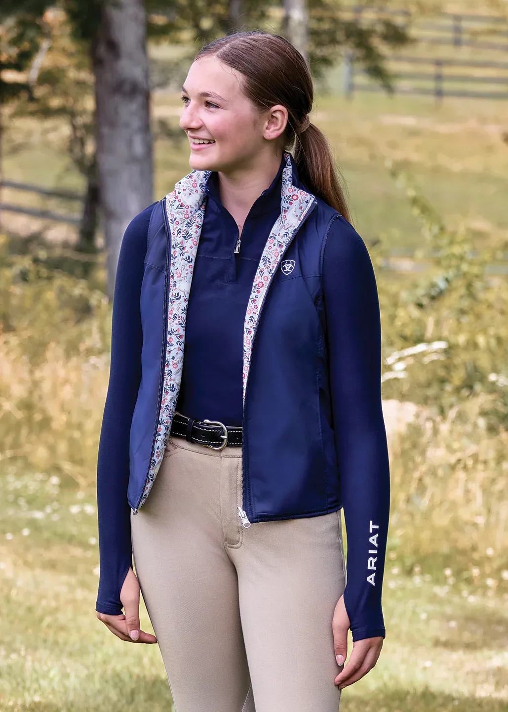 Ariat® Kids’ Bella Reversible Vest - Image 2