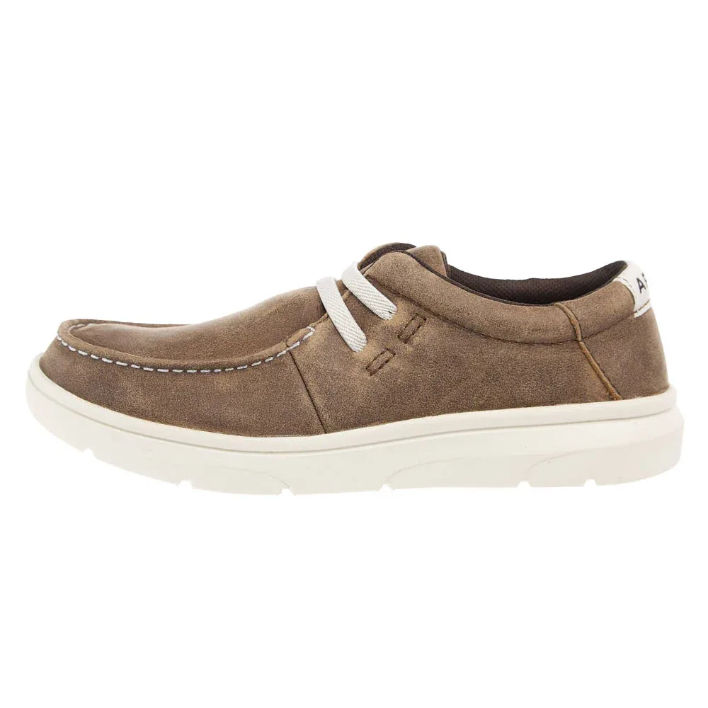 Ariat Kid's Hilo Brown Bomber Casual Shoe - Image 2