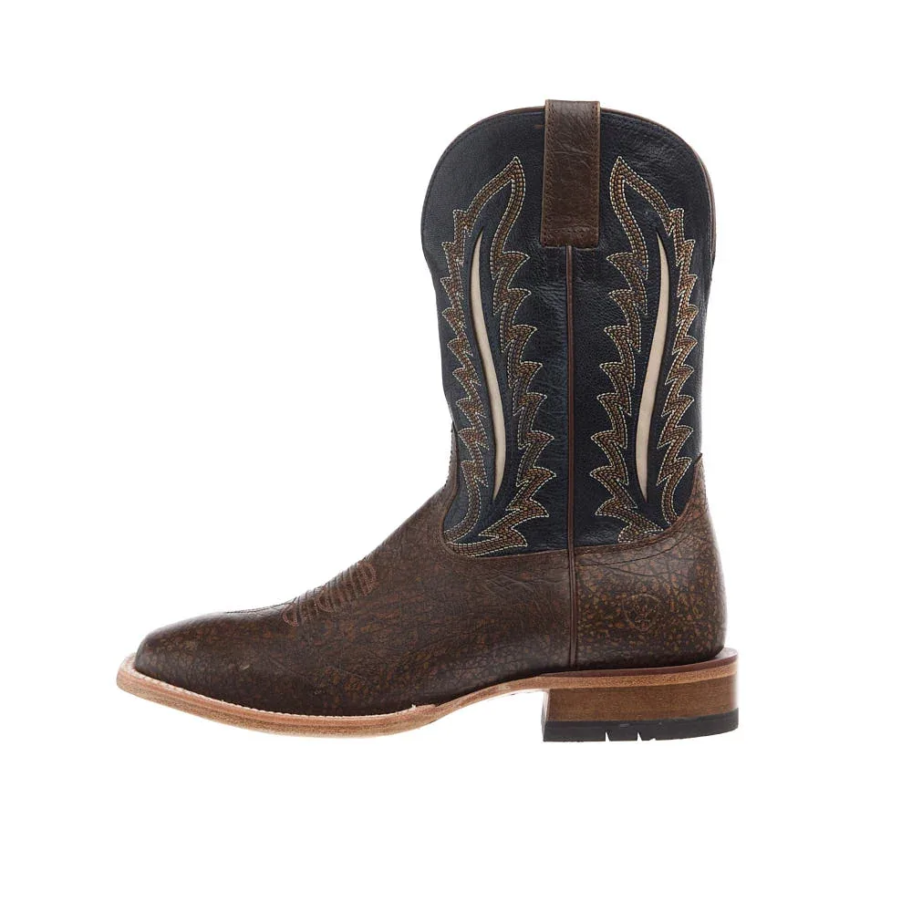 Ariat Men's Gage Harvest Brown Vamp 11in Stellar Blue Top - Image 2