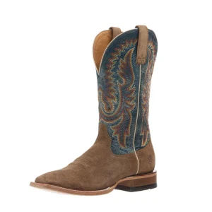 Ariat Men's Slatewood Timber Tan Roughout 13in Electric Wave Top