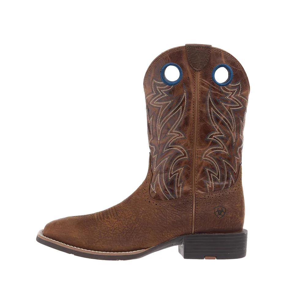 Ariat Men's Sport Sidebet Toasted Grain Vamp 11in Dark Tan Top - Image 2