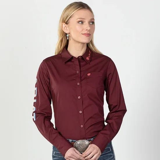 Ariat Women's Kirby Stretch Zinfandel Top