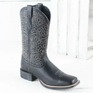 Ariat Womens Remuda Black Square Toe Boot
