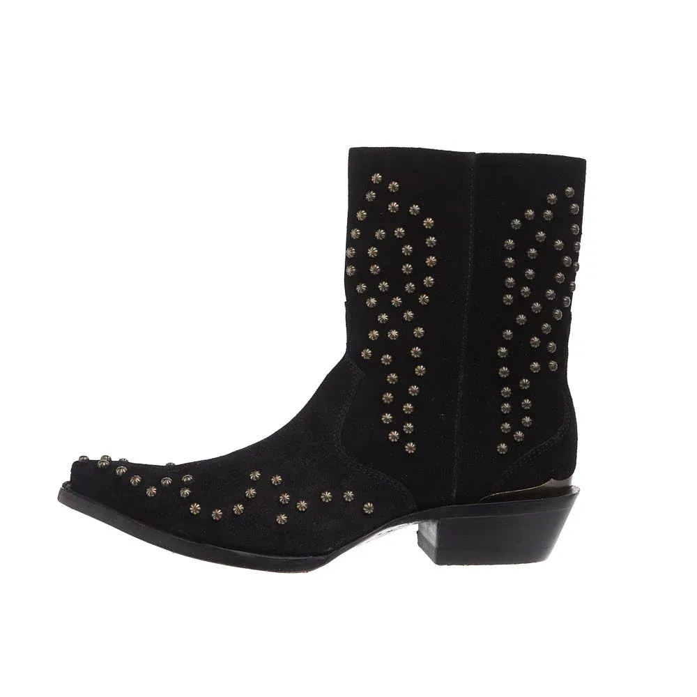 Ariat Women's Siren Black Suede Studded Bootie - Image 2