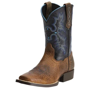 Ariat Youth Kids Tombstone Earth Cowboy Boots