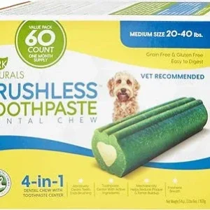 Ark Naturals Brushless Toothpaste Value Pack Medium 60CT {L-1}326135