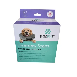 Arlee Pet Products TheraPetic Memory Foam Protective Collar Charcoal 15 - 18 in