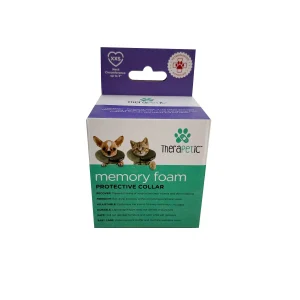 Arlee Pet Products TheraPetic Memory Foam Protective Collar Charcoal 4 - 6 in