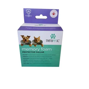 Arlee Pet Products TheraPetic Memory Foam Protective Collar Charcoal 5 - 7 in