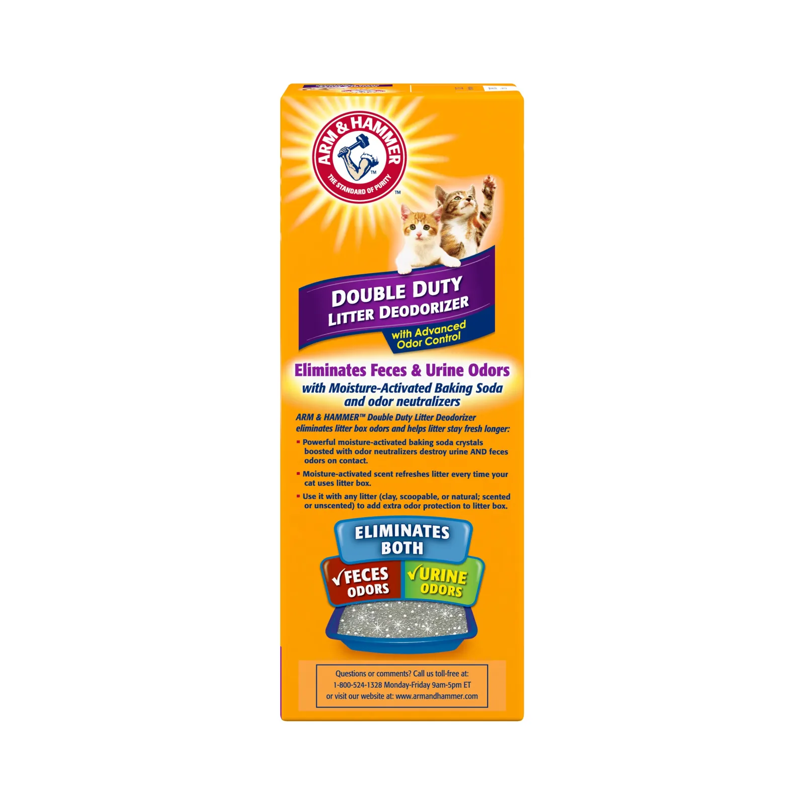 ARM & HAMMER Cat Litter Deodorizer Double Duty, 30 oz - Image 2
