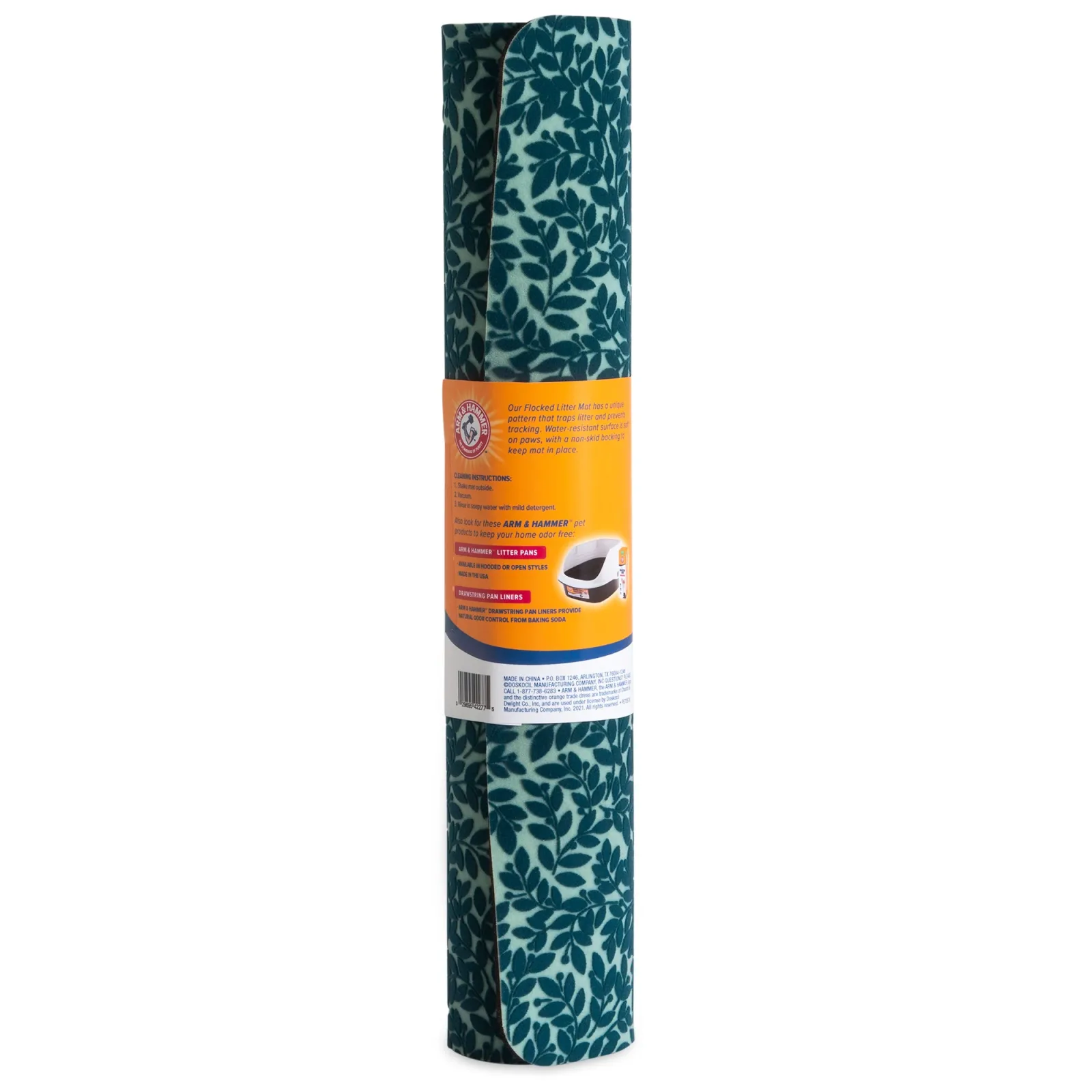 Arm & Hammer Flocked Cat Litter Pan Mat - Image 2