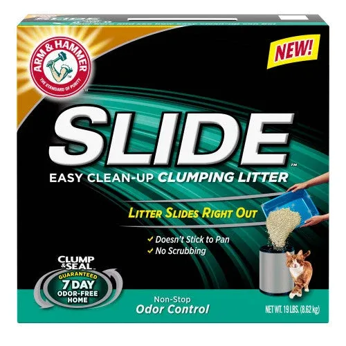 Arm & Hammer Slide Non-Stop Odor Control Clumping Cat Litter 19 lb - Image 2
