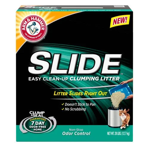 Arm & Hammer Slide Non-Stop Odor Control Clumping Cat Litter 28 lb - Image 2
