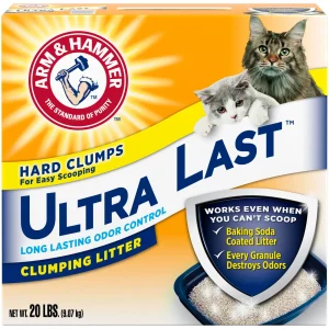 ARM & HAMMER Ultra Last Clumping Litter, 20 lb