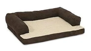 Aspen Pet 35x25 Bolster Ortho Pet Bed Assorted {L+1} 290374