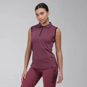 Aubrion React Sleeveless Tech Polo