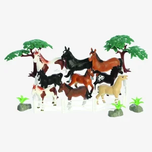 Aurora World Inc. Habitat Horse Play Figure Set