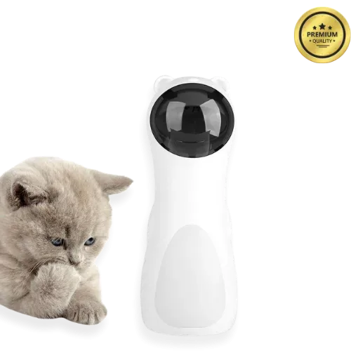 Automatic Laser Cat Toy – LED Red Light Bear Design