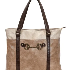 AWST Int'l Colorblock Snaffle Bit Laptop Tote