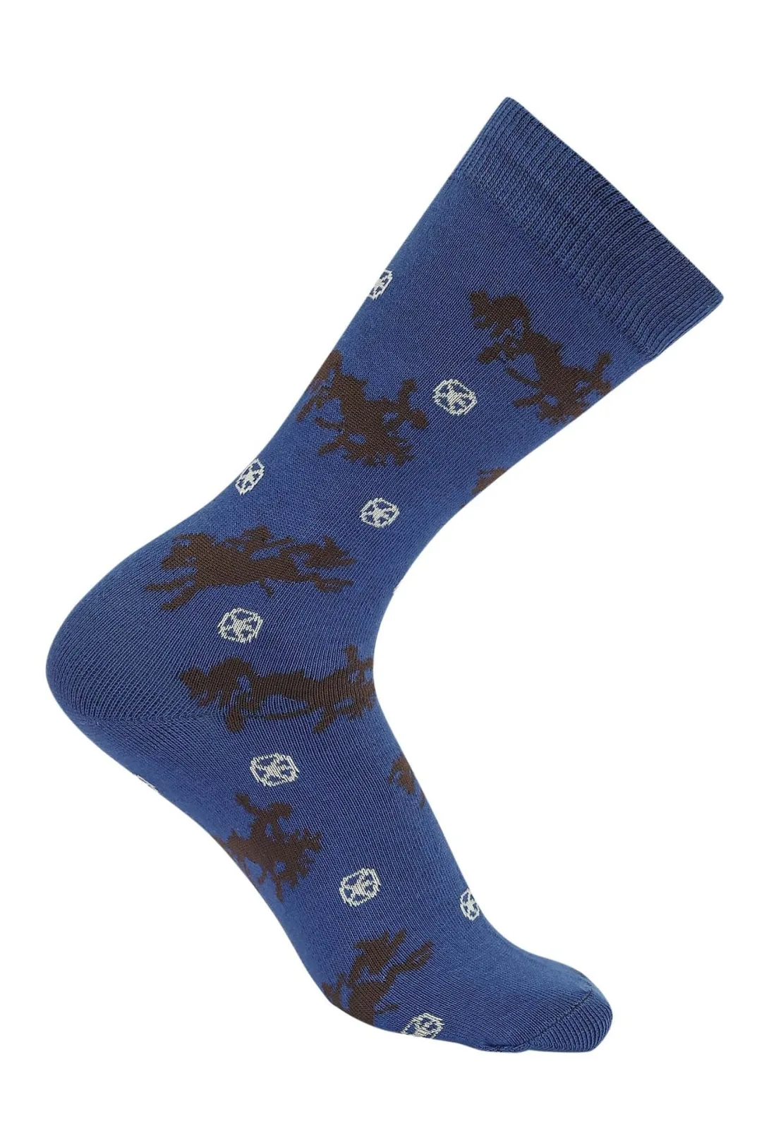 AWST Int'l Lila Bucking Horses Socks - Image 2