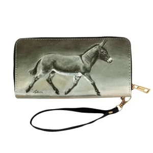 AWST Int'l "Lila" Donkey on the Move Wallet with Wris
