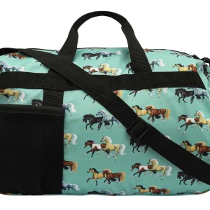 AWST Int'l Lila Horse Pairs Duffel Bag