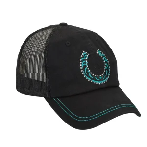 AWST Int'l Rhinestone Horseshoe Cap