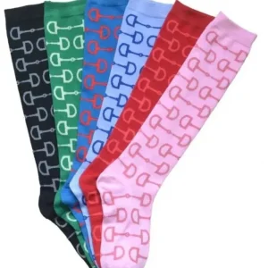 AWST Intl Snaffle Bits Knee Socks 6 Pack