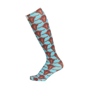 AWST Ladies Int'l Vintage Bull Head Boot Socks