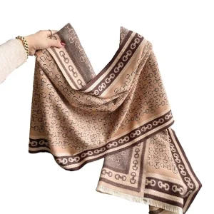 AWST Snaffle Bit Acrylic Cashmere Scarf