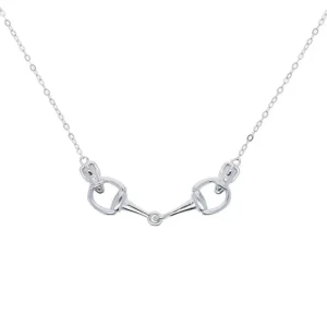 AWST Sterling Silver Snaffle Bit Necklace