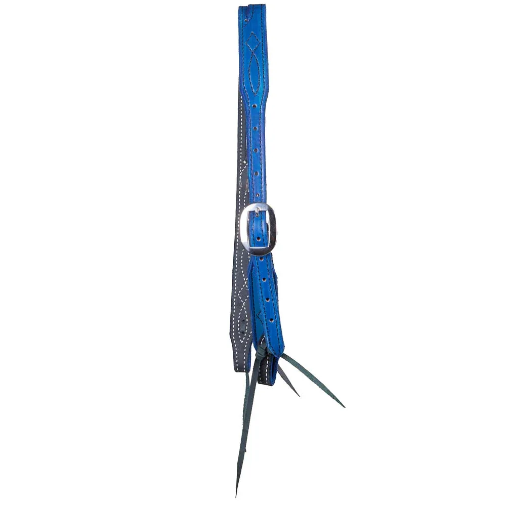 B. Langdon Royal ue Gunslinger Split Ear Headstall with Black Thread - Image 2