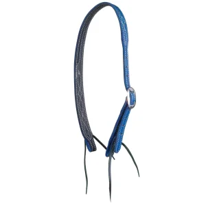 B. Langdon Royal ue Gunslinger Split Ear Headstall with White Thread