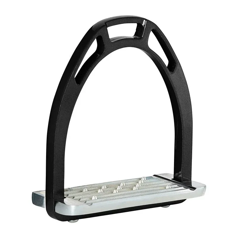 B Vertigo Aluminium Stirrups 4.75 Silver/Black