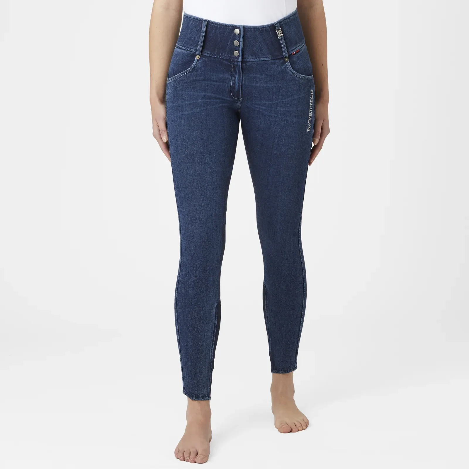 B Vertigo Ladies Dianne Denim Full Seat Breeches