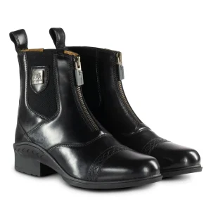 B Vertigo Ladies’ Saturn Front-Zip Leather Paddock Boots